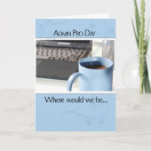 3593 Admin Pro Tag Kaffeekocher Karte (Vorderseite)