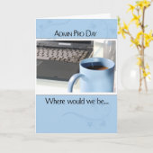 3593 Admin Pro Tag Kaffeekocher Karte (Gelbe Blume)