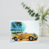 '35 Auburn Classic Postkarte (Stehend Vorderseite)