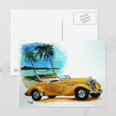 '35 Auburn Classic Postkarte (Vorne/Hinten)