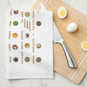 35 Beste Lebensmittel zur Senkung des Cholesterins Geschirrtuch (Viertel Falte)