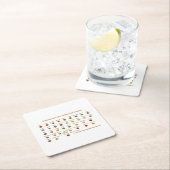 35 Beste Lebensmittel zur Senkung des Cholesterins Rechteckiger Pappuntersetzer (Vor Ort)