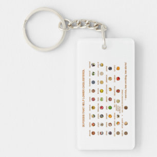 35 Beste Lebensmittel zur Senkung des Cholesterins Schlüsselanhänger