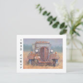'35 Chevy Truck Postkarte (Stehend Vorderseite)