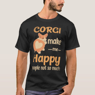 35 Corgis machen mich glücklich, Menschen nicht so T-Shirt