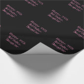 35. Der Tochter, Schwarzer u. rosa Geschenkpapier (Ecke)