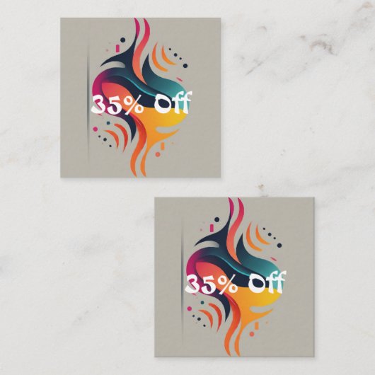 35% enorme Einsparungen erwarten! Rabattkarte (Vorne/Hinten)