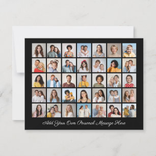 35 Foto Collage Fügen Sie Ihren eigenen Gruß hinzu Feiertagskarte