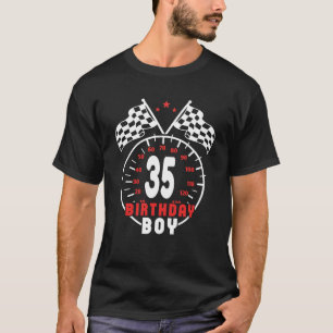35. Geburtstag Boy Race Car Racing Car Driver 35 Y T-Shirt