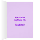 35. Geburtstag drei Fotos lila Tochter (Innen (Rechts))