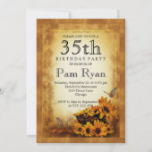 35. Geburtstag Einladung (Vorderseite)
