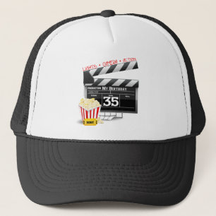 35. Geburtstag Hollywood Movie Party Truckerkappe