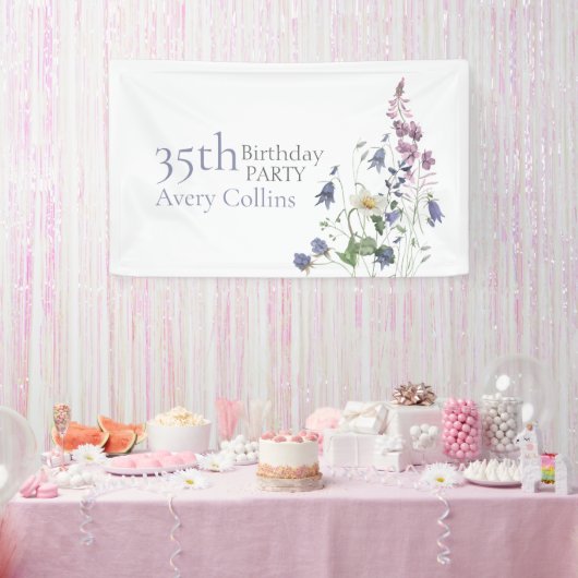 35. Geburtstag im Botanischen Garten Banner (Party)