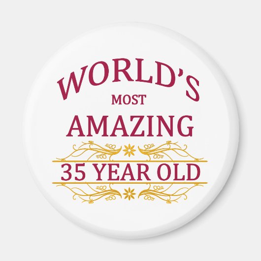 35. Geburtstag Magnet (Vorne)