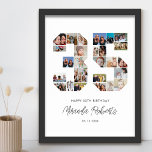 35. Geburtstag Nr. 35 Custom Foto Collage Poster<br><div class="desc">Feiern Sie den 35. Geburtstag mit diesem personalisierten 35 Foto Collage Poster. Dieses individuell gestaltbare Geschenk eignet sich auch für Hochzeitsfeiern. Es ist eine großartige Möglichkeit, wertvolle Erinnerungen aus Ihrer Hochzeit und Ihrem verheirateten Leben zu zeigen. Das Poster enthält eine Collage von Fotos, die diese besonderen Momente erfassen, und kann...</div>