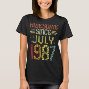 35. Geburtstag Phantastisch seit Juli 1987 35 Jahr T-Shirt