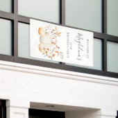 35. Geburtstag Pumpkin Herbstlaub Vertikale Außenw Banner (Äußeres Gebäude)