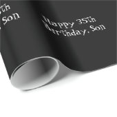 35. Geburtstag, "Sohn" Geschenkpapier (Rolleneckpunkt)
