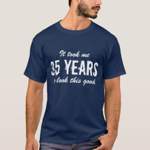 35. Geburtstag t Shirt für Männer  Anpassbares A
