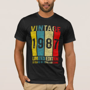 35. Geburtstag Vintage 1987 35 Jahre alt T-Shirt