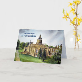 35. Geburtstag wünscht Castle Howard York Malerei Karte