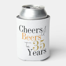 35. Geburtstags Cheers und Beers Minimal Party
