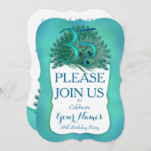 35. Geburtstagseinladungen Einladung (Vorne/Hinten)