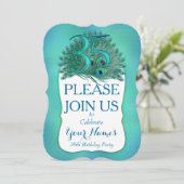 35. Geburtstagseinladungen Einladung (Stehend Vorderseite)