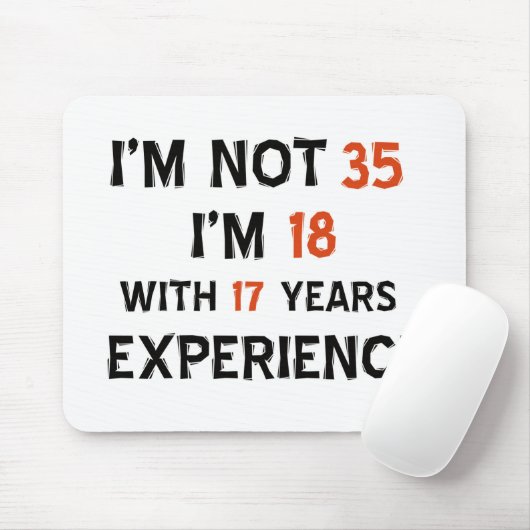 35. Geburtstagsentwürfe Mousepad (Mit Mouse)