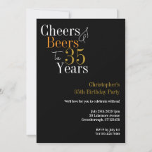 35. Geburtstagsfeier Prost und Bier Party