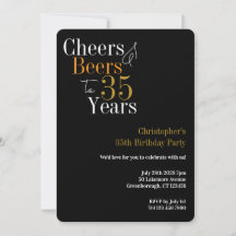 35. Geburtstagsfeier Prost und Bier Party