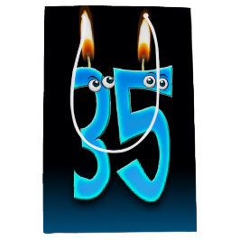 35. Geburtstagskandale Mittlere Geschenktasche Geschenktüte