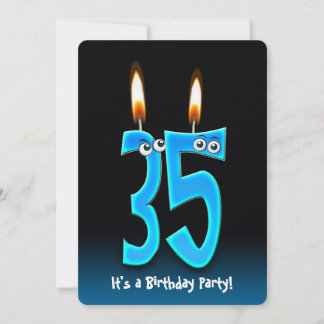 35. Geburtstagsparty Einladung