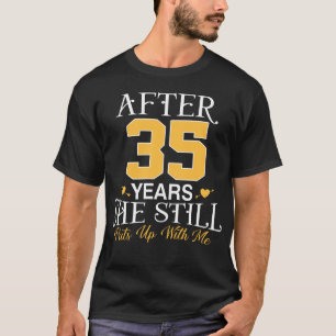 35. Hochzeitsjubiläum-Jubiläum-Jubiläum-Jubilä T-Shirt