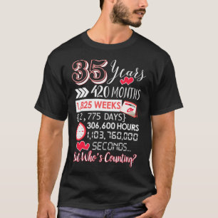 35. Hochzeitstag für 35 Jahre T-Shirt