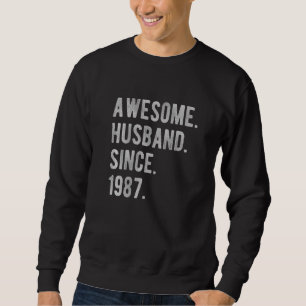35. Hochzeitstag für Ihm Phantastischen Ehemänner Sweatshirt