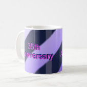 35. Hochzeitstag-Geschenke Kaffeetasse (Vorderseite Links)
