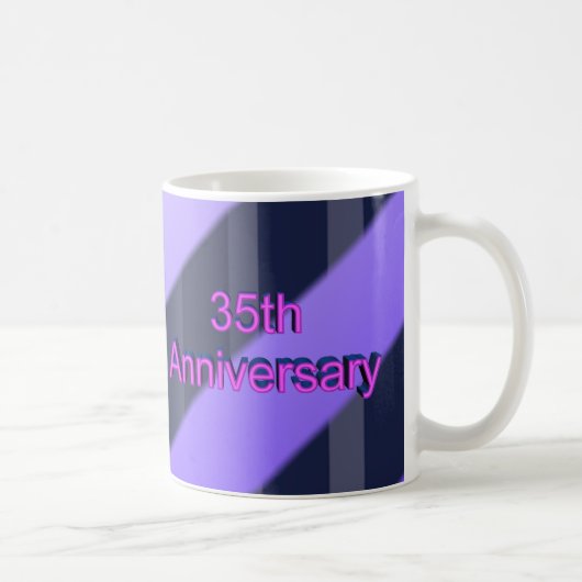 35. Hochzeitstag-Geschenke Kaffeetasse (Rechts)