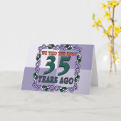 35. Hochzeitstag-Geschenke Karte (Gelbe Blume)