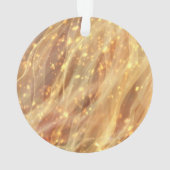 35. Hochzeitstag Gold Party Lights Ornament (Rückseite)