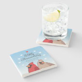 35. Hochzeitstag, Kardinal Steinuntersetzer (Seitenansicht)