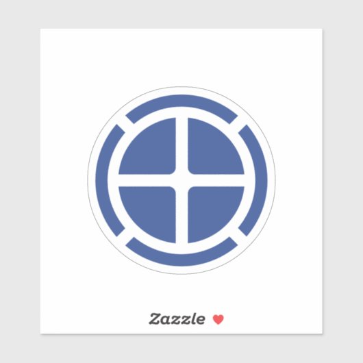 35. Infanterie-Division-Abzeichen Aufkleber (Blatt)