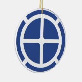 35. Infanterie-Division-Abzeichen Keramik Ornament (Rechts)