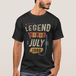 35 Jahre alte Legende seit Juli 1988 35. Geburtsta T-Shirt