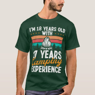 35 Jahre alter Camper Berge Camping 35. Geburtstag T-Shirt