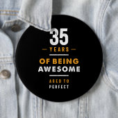 35 Jahre altes Geburtstagsgeschenk Button (Beispiel)