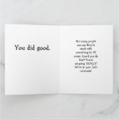 35 Jahre auf dem Arbeitsplatz 35 Jahre Arbeitsjubi Karte (Innenseite)