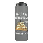 35 Jahre auf dem Arbeitsplatz 35 Jahre Arbeitsjubi Thermosbecher (Vorderseite)