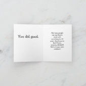 35 Jahre auf der Job 35 Jahre-Jubiläumskarte Karte (Innenseite)