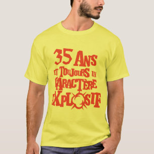 35 Jahre explosive Explosion T-Shirt